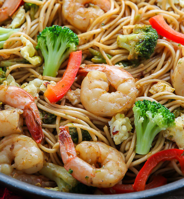 20+ Easy Broccoli Recipes 19 20 minute shrimp and broccoli lo mein