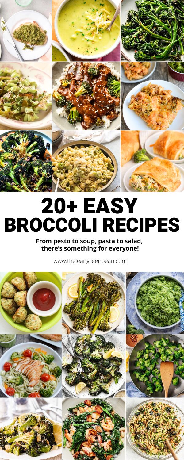 20+ Easy Broccoli Recipes 26 Looking for easy broccoli recipes that are ready quickly and kid-friendly? Here are some ideas for recipes using broccoli and recipes that include broccoli.