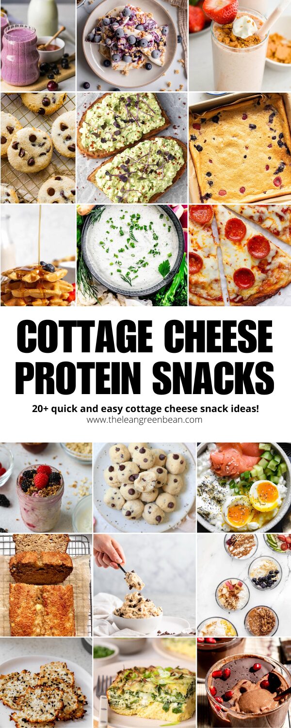 Cottage Cheese Protein Snacks 23 These cottage cheese protein snacks are easy to make and taste delicious! Try them for an afternoon snack or add them to your lunchbox or breakfast plate!