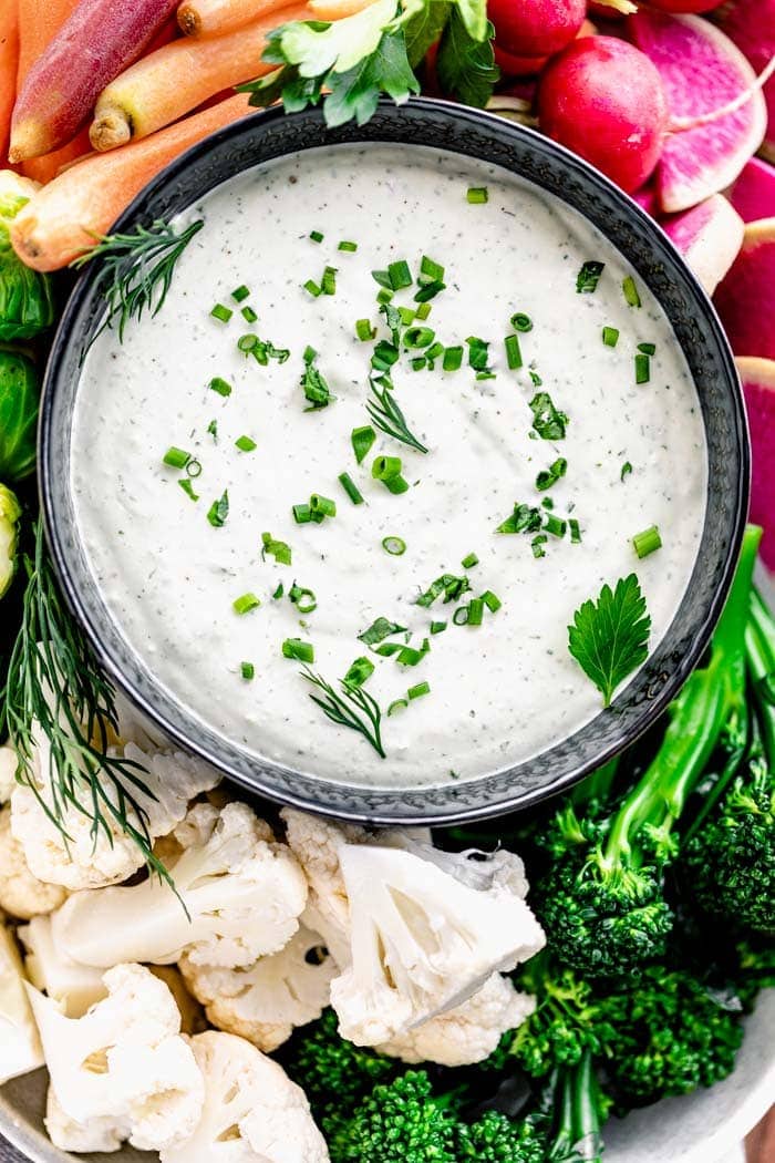 Cottage Cheese Protein Snacks 7 cottage cheese ranch dip