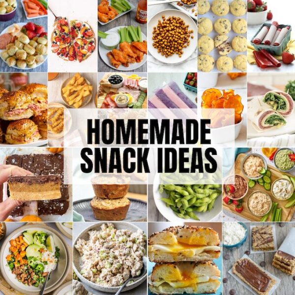 easy homemade snacks to make