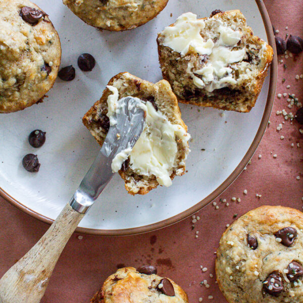 Banana Cottage Cheese Muffins _ The Lean Green Bean-4-2