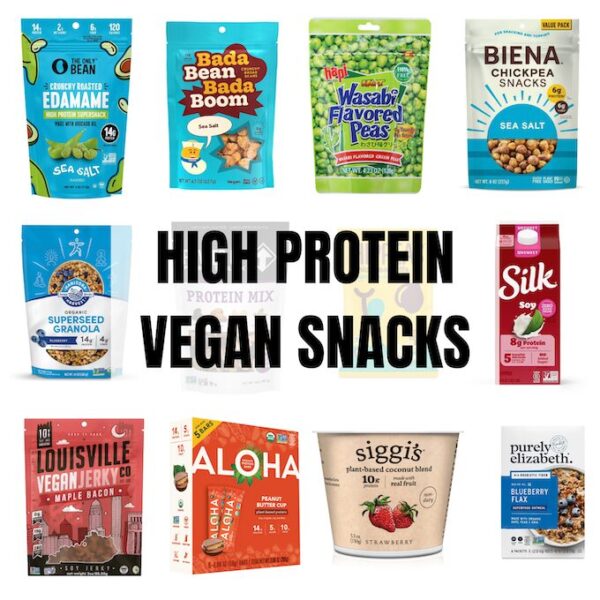 high protein vegan snacks