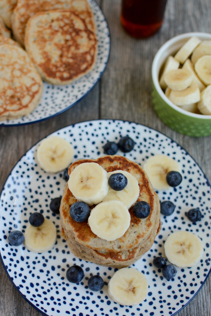 healthy easy banana pancakes homemade