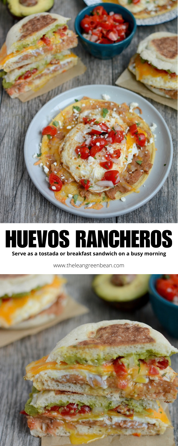 Ovos Ranchero 6 Desfrute de Huevos Rancheros como tostada ou sanduíche de café da manhã para uma opção de café da manhã rápida e fácil em uma manhã movimentada, cheia de proteínas e fibras!