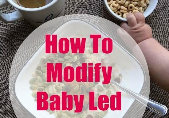 How To Modify Baby Led Weaning