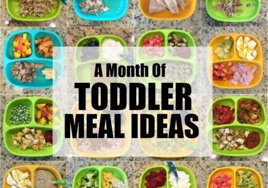 Here are 28 Easy Toddler Meal Ideas from a Registered Dietitian mom. They're quick, healthy and great for lunch or dinner.